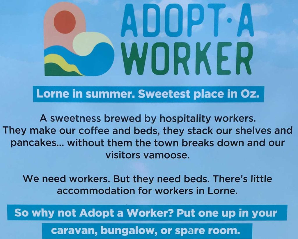adopt worker sign